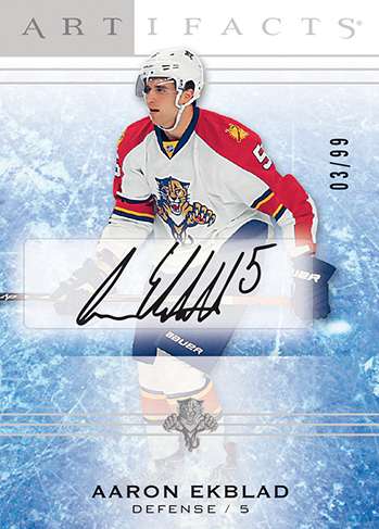 14-15 Artifacts Case Hit Rookie Autograph Aaron Ekblad