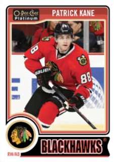 14-15 O-Pee-Chee Platinum Base Card Patrick Kane