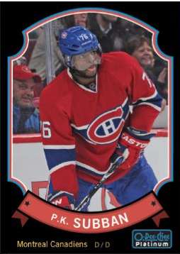 14-15 O-Pee-Chee Platinum Retro P.K. Subban