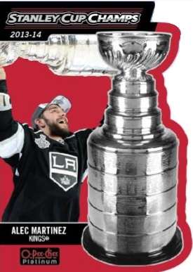 14-15 O-Pee-Chee Platinum Stanley Cup Die-Cut Alec Martinez