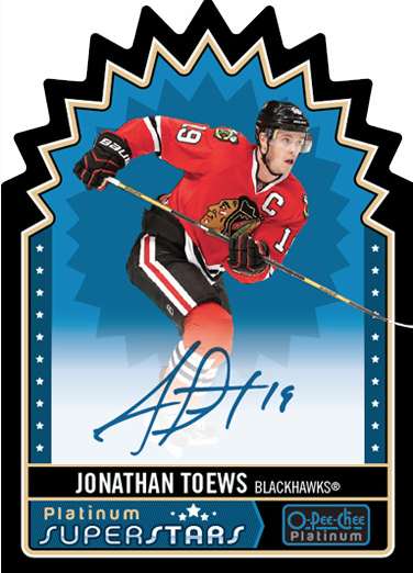 14-15 O-Pee-Chee Platinum Super Stars Die-Cut Jonathan Toews