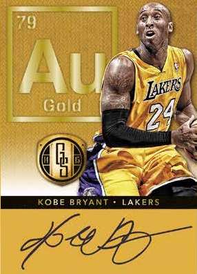 14-15 Panini Gold Standard Basketball AU Gold Kobe Bryant