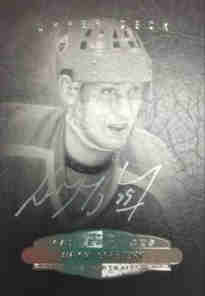 14-15 Upper Deck Masterpieces Black and White Portrait Autograph Wayne Gretzky