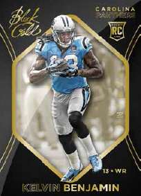 2014 Panini Black Gold Football Base Card Kelvin Benjamin