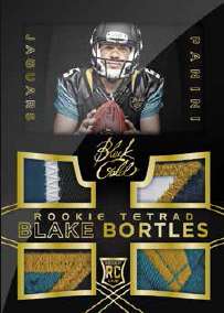 2014 Panini Black Gold Football Rookie Tetrad Shadowbox Blake Bortles