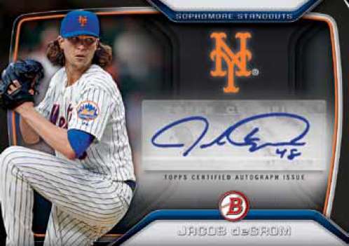 2015 Bowman Baseball Sophomore Standouts Jacob deGrom