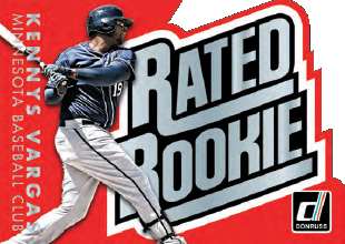 2015 Donruss Baseball Rated Rookie Kennys Vargas