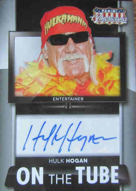 2015 Panini Americana On The Tube Autograph Hulk Hogan