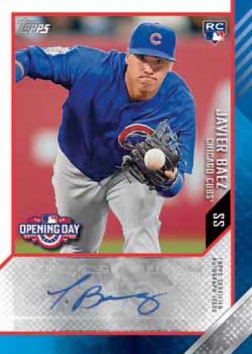 2015 Topps Opening Day Baseball Autograph Javier Baez
