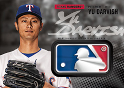 2015 Topps Series 1 Baseball Yu Darvish MLB Logo Pin