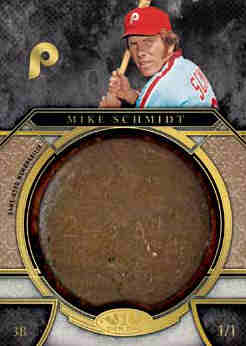 2015 Topps Tier 1 Baseball Bat Knobs 1/1 Mike Schmidt