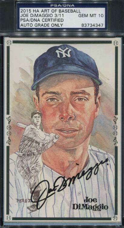 Joe DiMaggio Autograph