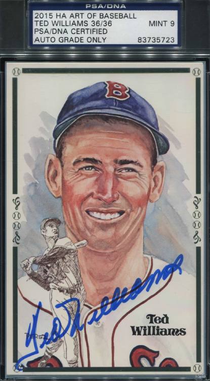 Ted Williams Autograph